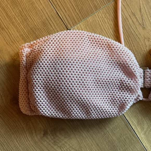 Victoria’s Secret PINK Bandeau Bikini Top Glitter Strap Pink Size Large - Picture 4 of 5